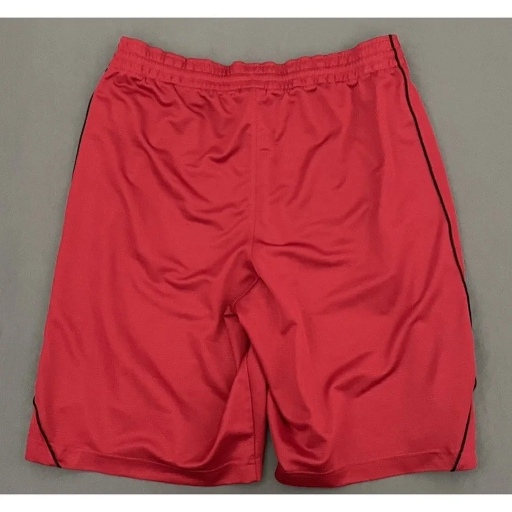 Nike Dri-Fit Basketball Mens Size Medium Red 11-Inch Athletic Shorts Pockets